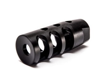 Buy Muzzle Brake (Black) from Grendel Hunter | Black Nitride | AR-15 Muzzle Device | Linear Compensator | High quality and affordable