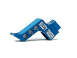Blue metal trigger component labeled VELOCITY TRIGGERS on white background.
