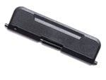 Black AR-15 standard dust cover on a white background