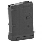 10-round black rifle magazine with textured surface shown upright on white background.
