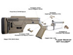 Example of a custom AR-15 lower build kit with magpul stock and grip and armaspec and strike industries accessories