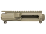 Flat dark earth AR-15 upper receiver displayed on a white background