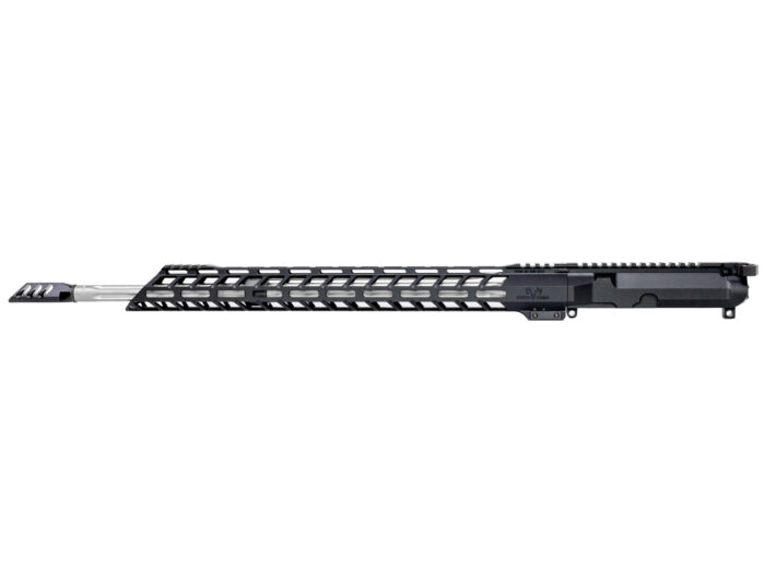 22" Fluted Bead Blasted Stainless 6.5 Grendel with 19" v.1 handguard