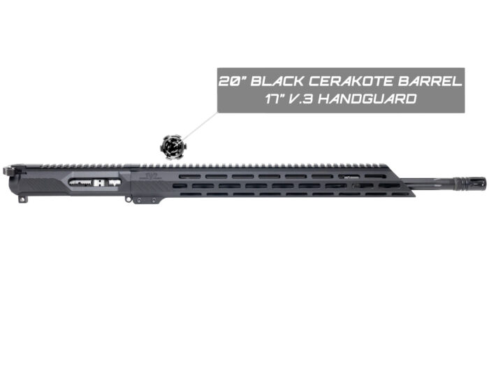 20" Barrel with 17" v.3 Handguard - Black