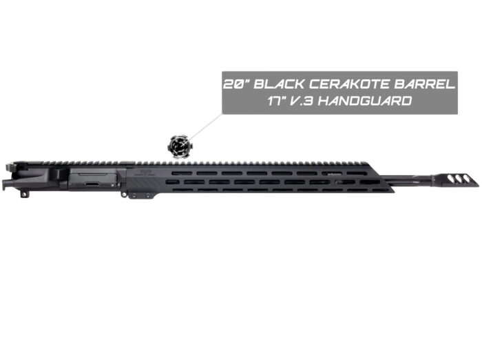 20" Barrel with 17" v.3 Handguard - Black