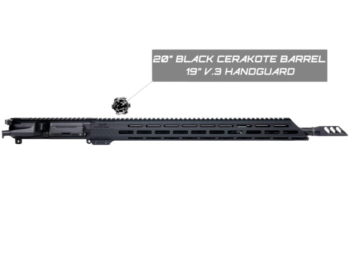 20" Barrel with 17" v.3 Handguard - Black