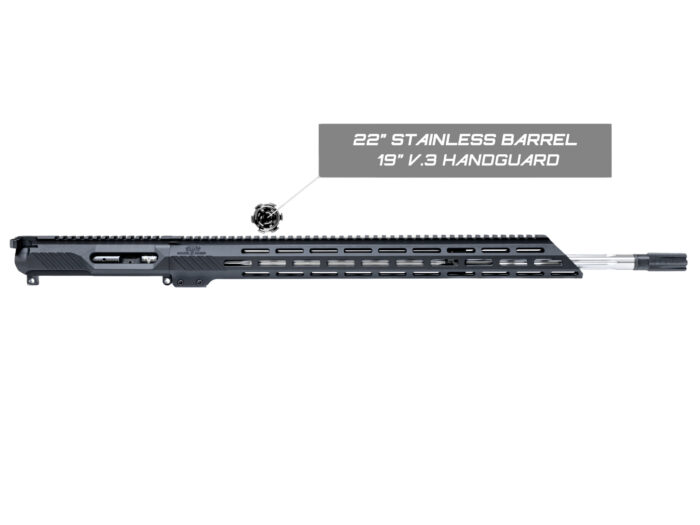 22" Barrel with 19" v.3 Handguard - Black