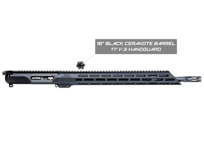 18" Barrel with 17" v.3 Handguard - Black