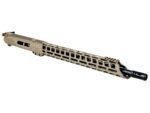 18" black barrel 17" fde handguard fde slick side upper