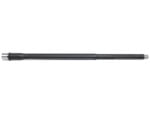 Black rifle barrel with fluted design on a white background
