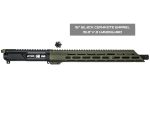 16-inch black Cerakote barrel rifle upper with 15.3-inch handguard left side view