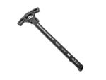 Black Warhammer charging handle for firearm on white background