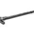 Black Warhammer charging handle for firearm on white background