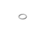 Metal washer on a white background