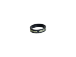 Black wristband with '6mm ARC' text on a white background
