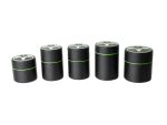 Feature Shot: `Close-up of a rugged thermal battery canister showing the high-grip textured exterior and screw-cap design.`