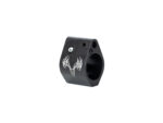 Right side profile view of a .750 low-profile adjustable gas block with a durable black nitride finish for AR-15 platform rifles.