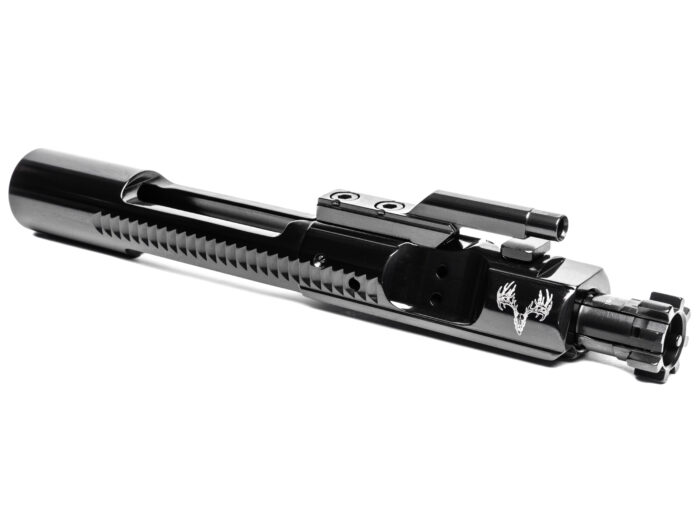 6.5 Grendel Bolt Carrier Group – High Polish Finish – Angled Showcase photo