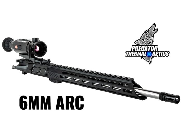 6MM ARC AR-15 upper fitted with a Predator Thermal Optics Harvester thermal scope.