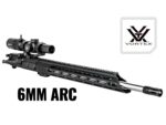 6MM ARC AR-15 upper equipped with a Vortex riflescope on a white background.