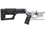 Right-side view of a DMR AR-15 lower build kit featuring a Magpul PRS Lite stock, buffer tube, and Magpul grip.