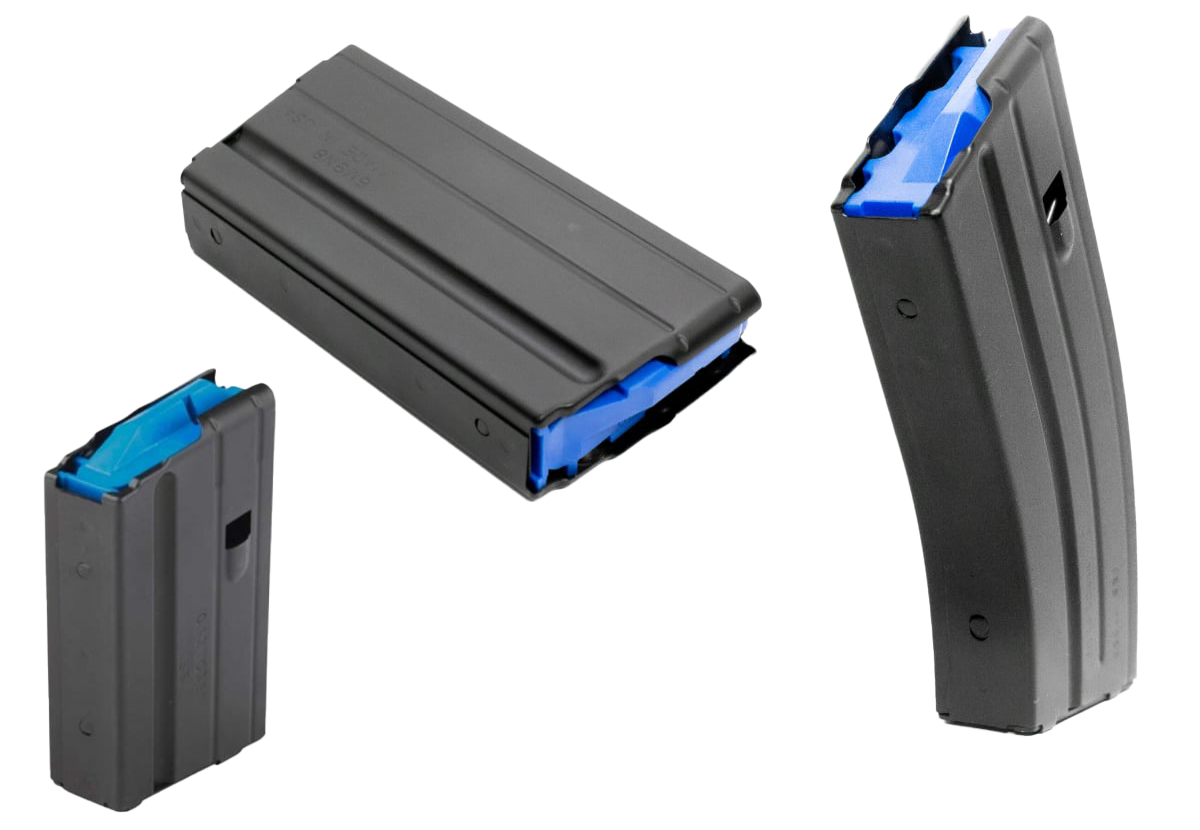 DURAMAG steel AR-15 magazines in 5-round, 10-round, and 20-round capacities for 6.5 Grendel, 6mm ARC, and .22 ARC.