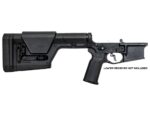 Right-side view of a PRS AR-15 lower build kit with a black receiver and Magpul PRS Gen3 stock.