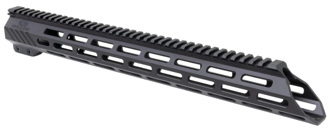 Grendel Hunter lightweight AR-15 M-LOK free-float handguard with full-length Picatinny top rail.