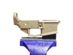 AR-15 lower receiver vice block installed in a vise