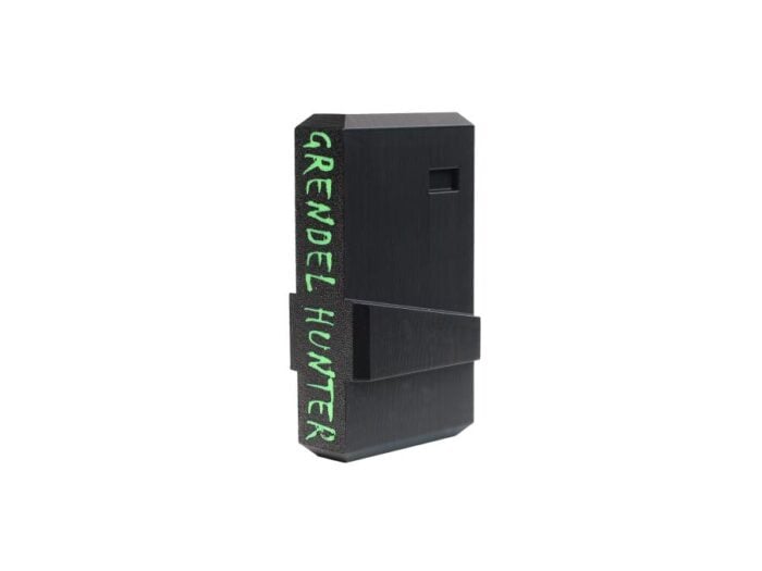 Grendel Hunter AR-15 lower receiver vice block shown from the side