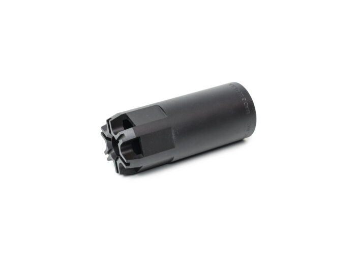 Armaspec Shield muzzle device shown from the front
