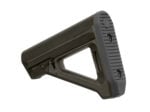 Magpul RL carbine stock in OD Green shown from an angled rear