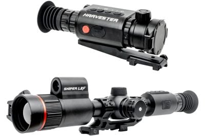 Comparison of Predator Thermal Optics Harvester thermal scope and Sniper LRF optic.