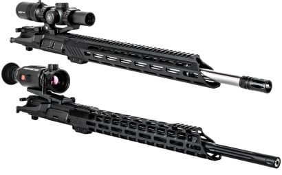 AR-15 uppers with Vortex and thermal optics.